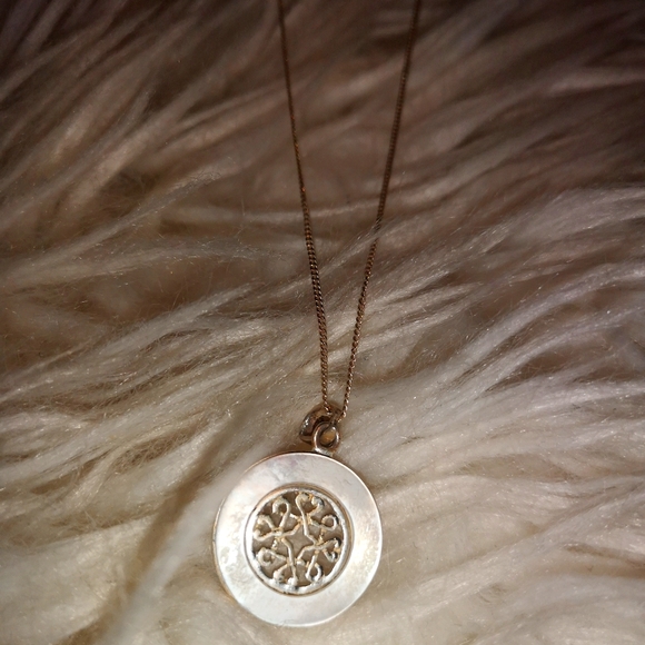 Vintage Pearl white and silver necklace - Picture 1 of 12